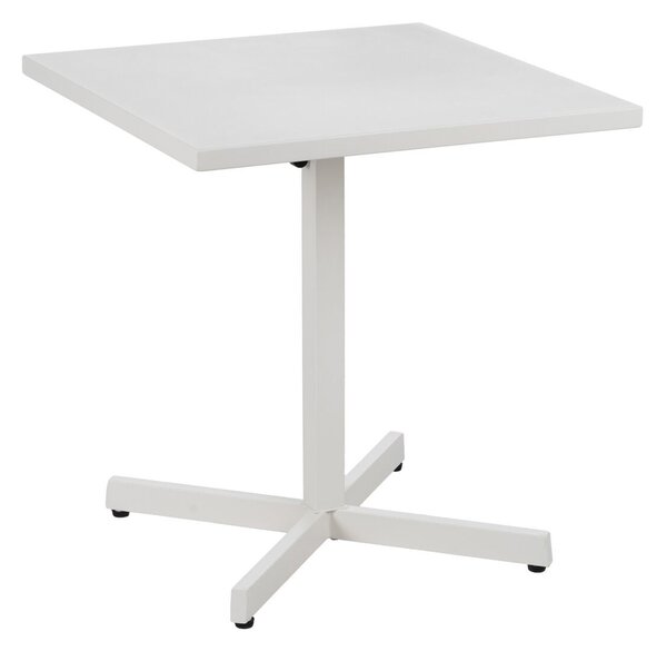 Folding Side Table White 70 x 70 x 74 cm