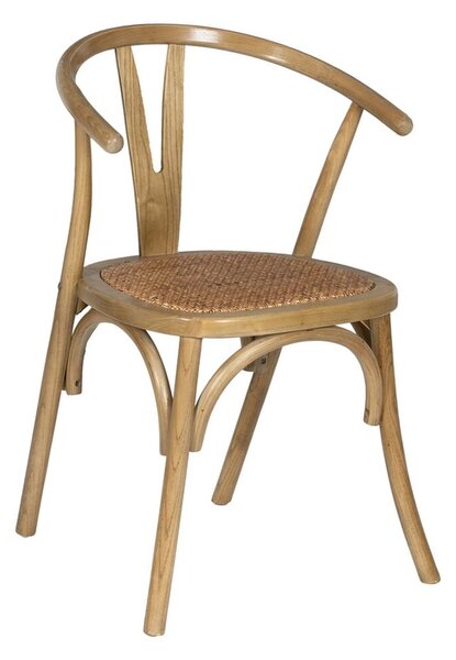 Dining Chair Brown 55 X 50 X 81 CM