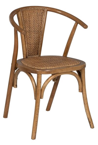 Dining Chair Brown 55 X 50 X 81 CM