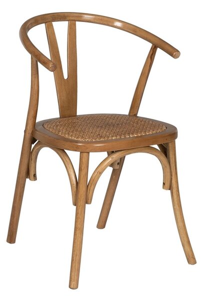 Dining Chair Brown 55 X 50 X 81 CM