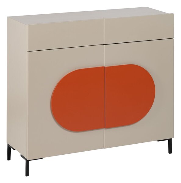 Hall NECTO Orange Taupe 90 x 32 x 85,5 cm