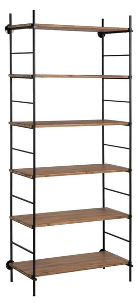 Shelves Black Beige Iron Fir wood 94 x 44 x 220 cm