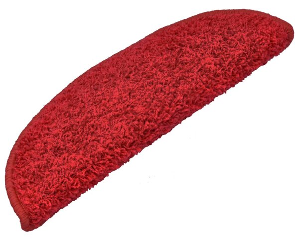 Carpet Stair Treads 15 pcs Red 65x21x4 cm