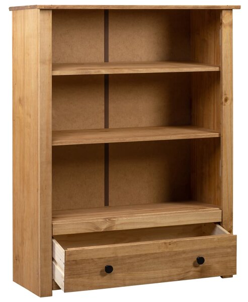 Bookcase 80x35x110 cm Solid Pine Wood Panama Range