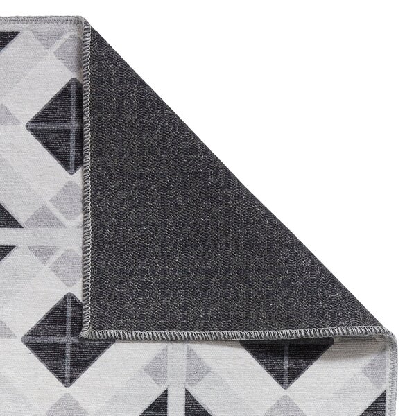 Victoria H1190 Washable Runner Grey LightGrey