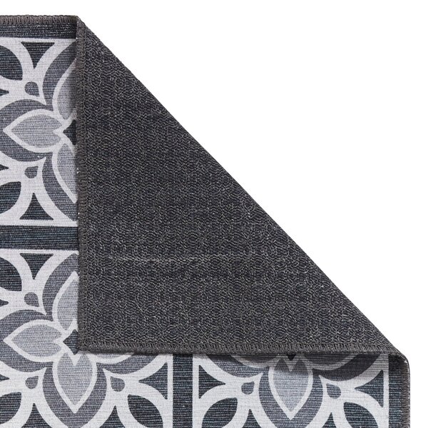 Victoria H1191 Washable Runner Grey