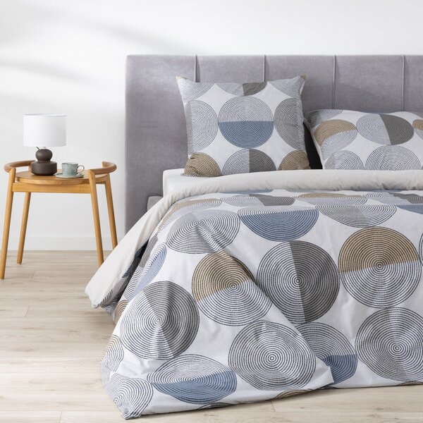 Cotton bed linen Simple Geometry 160x200cm