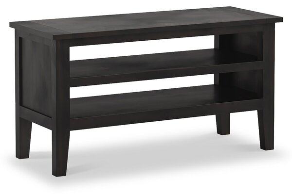 Elise Acacia Wooden Small TV Unit in Black of Grey | Roseland