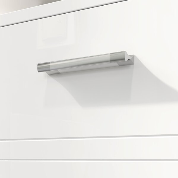 Kleankin Pedestal Under Sink Cabinet: Bathroom Vanity Storage Cupboard with Adjustable Shelf, White Colour Aosom UK