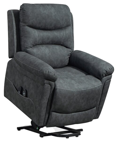 HOMCOM Power Lift Recliner Chair with Vibration Massage, Heat, USB - Grey