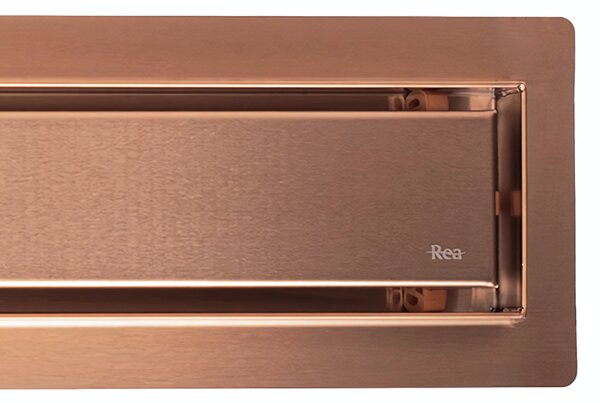 Linear drainage Rea Neox brush copper 50