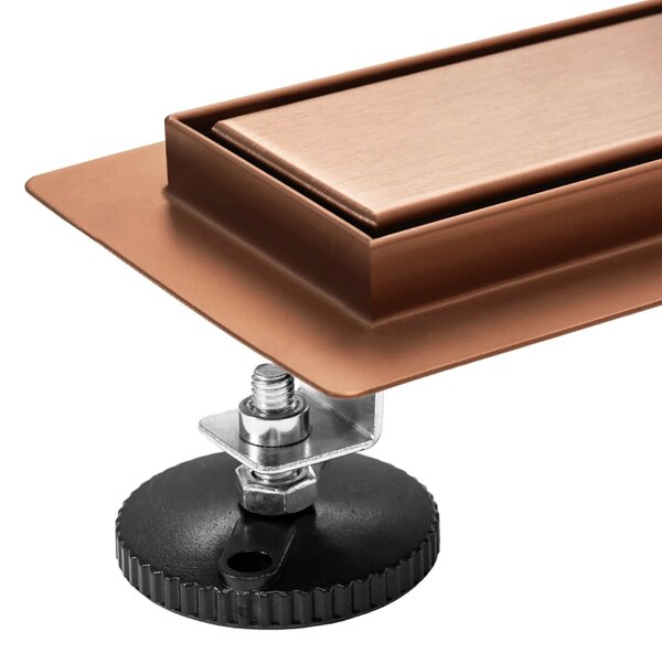 Linear drainage Rea Neox brush copper 50