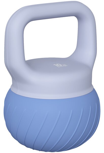 SPORTNOW Soft Kettlebell, 10kg Kettle Bell with Anti-Slip Grip for Home Gym Weight Lifting and Strength Training