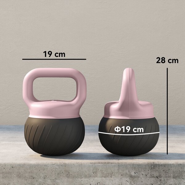 SPORTNOW Soft Kettlebell, 12kg Kettle Bell with Anti-Slip Grip for Home Gym Weight Lifting and Strength Training