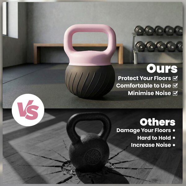 SPORTNOW Soft Kettlebell, 12kg Kettle Bell with Anti-Slip Grip for Home Gym Weight Lifting and Strength Training