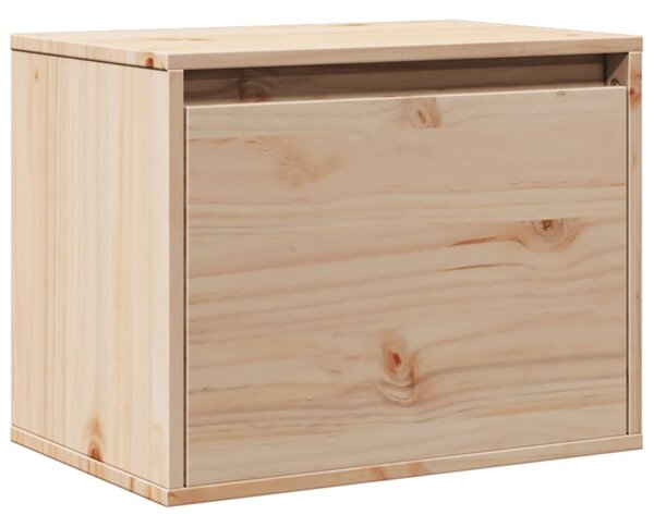 Wall Cabinet 45x30x35 cm Solid Pinewood