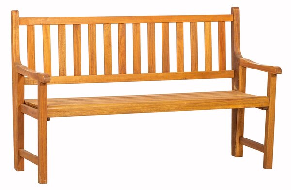 3 Seat Folding Acacia Wooden Bench for Garden | Roseland Furniture