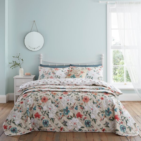 Catherine Lansfield Pippa Duvet Cover Bedding Set Natural