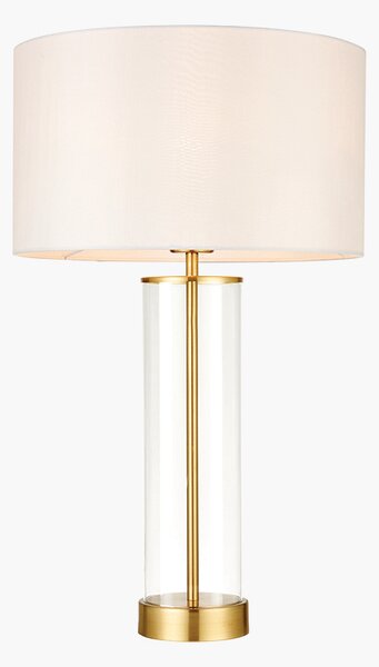 Agatha Gold Table Lamp with Silk Shade