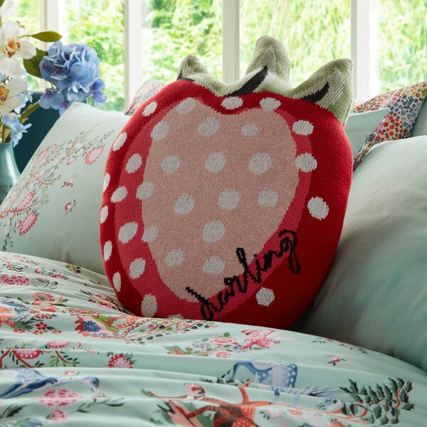 Cath Kidston Strawberry Dreams 35.5cmx48cm Filled Boudoir Pink