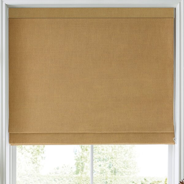 Laura Ashley Swanson Made To Measure Roman Blind Amber