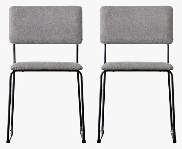 Quippy Dining Chair in Grey - Set of 2