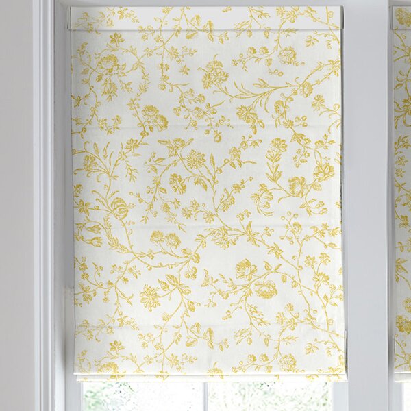 Laura Ashley Aria Made To Measure Roman Blind Ochre