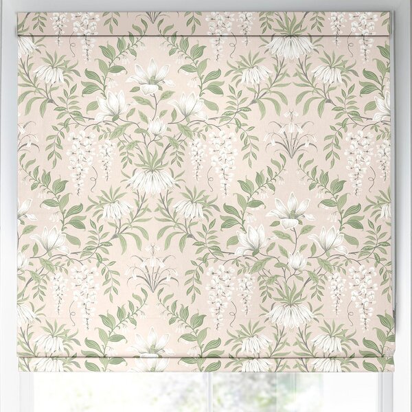 Laura Ashley Parterre Made To Measure Roman Blind Blush