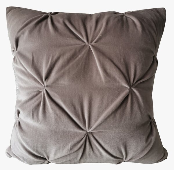 Indulger Velvet Cushion in Natural