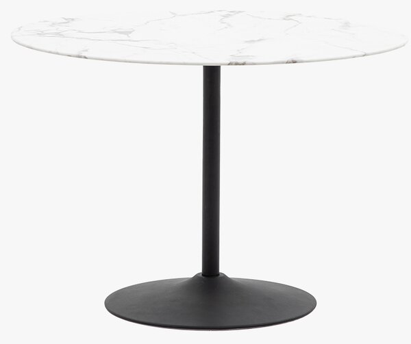 Jude Dining Table in White Marble