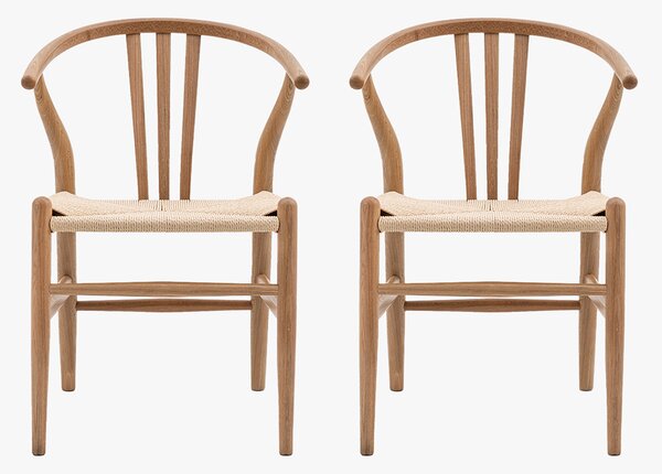 Maeve Dining Chair in Natural - Set of 2