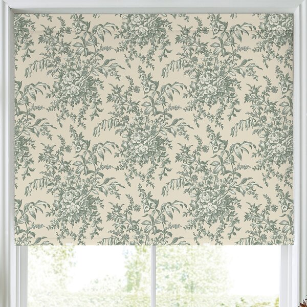 Laura Ashley Picardie Blackout Made To Measure Roller Blind Sage