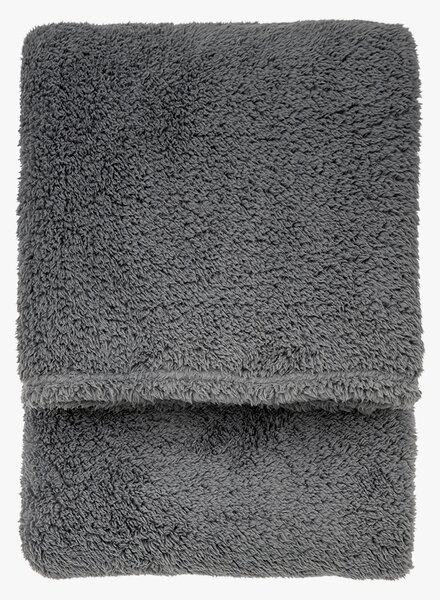 Cherish Fleecy Throw in Charcoal