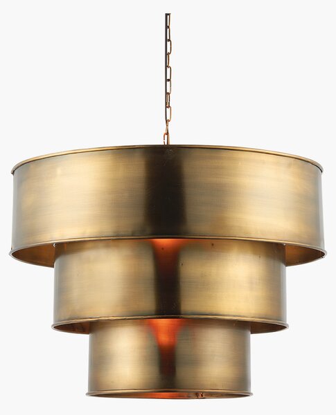 Octavia Antique Brass Pendant, Large
