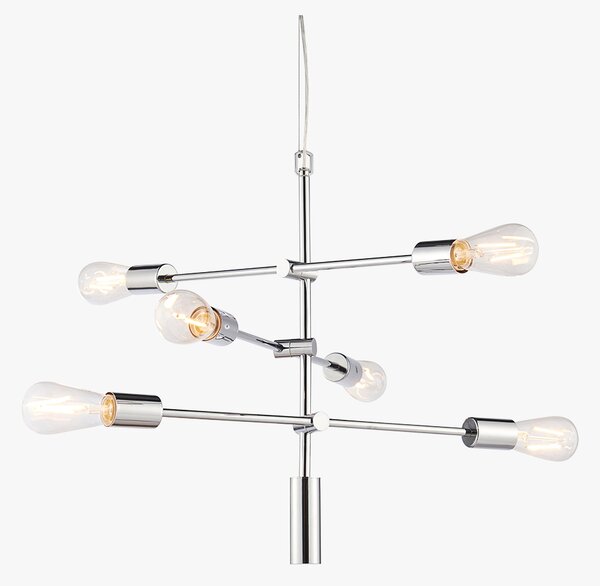 Archie Modern Ceiling Pendant in Silver
