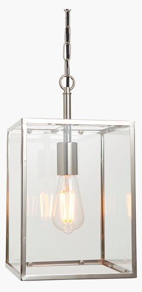 Siobhan Small Retro Pendant in Nickel