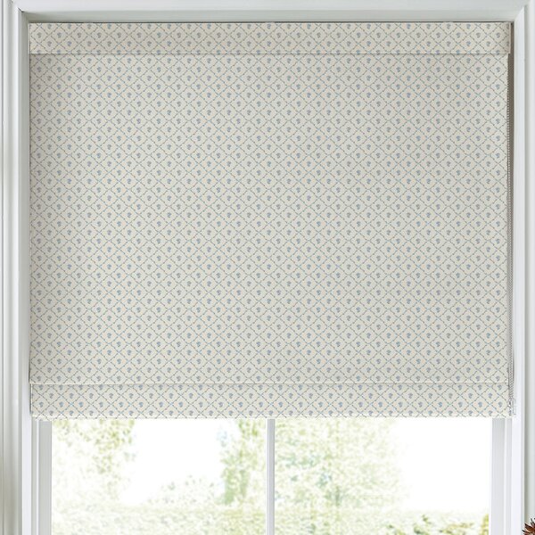 Laura Ashley Kate Made To Measure Roman Blind Pale Seaspray Blue