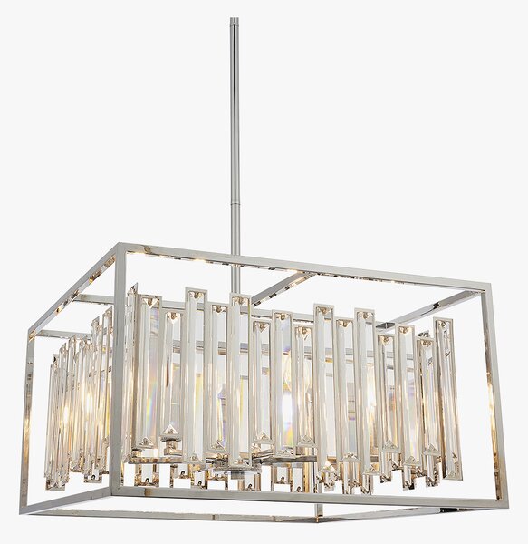 Dru Large Pendant in Chrome