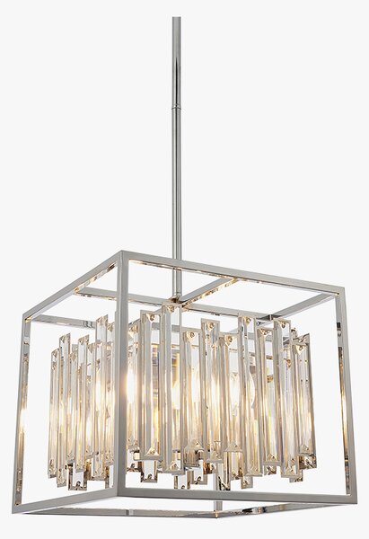 Dru Small Pendant in Chrome