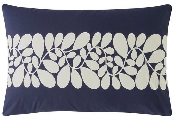 Orla Kiely Sycamore Stripe Pillowcase Space Blue