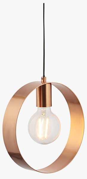 Magus Single Pendant in Brushed Copper