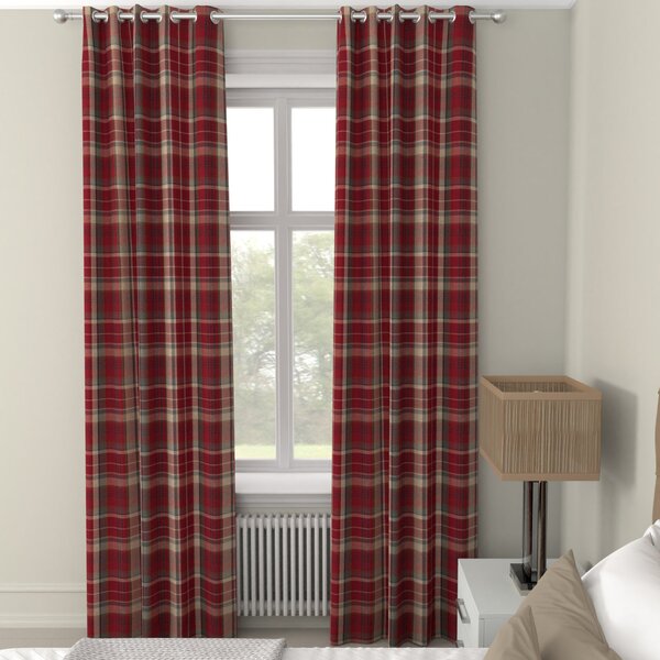 Inverness Curtains Red