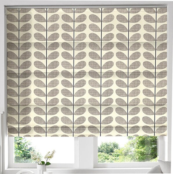 Orla Kiely - Scribble Stem Roman Blind Grey