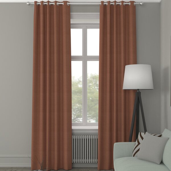 Iowa Silk Essence Made to Measure Curtain Rust