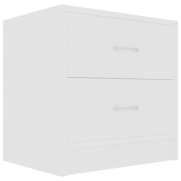 Bedside Cabinet White 40x30x40 cm Engineered Wood