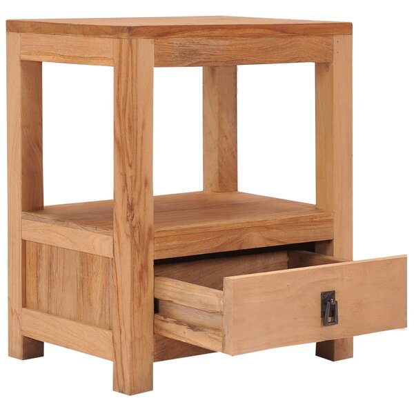 Bedside Cabinet 40x30x50 cm Solid Teak Wood