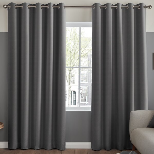 Lavery Made to Measure Curtain Charcoal