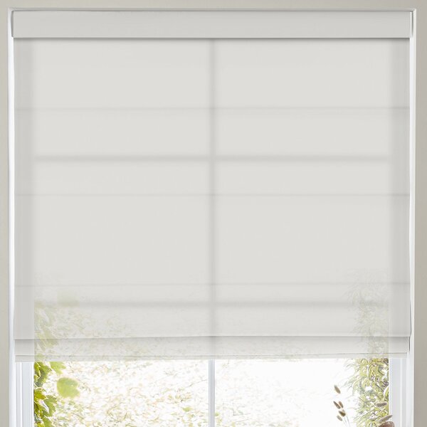 Felicity Sheer Voile Made to Measure Roman Blind Linen