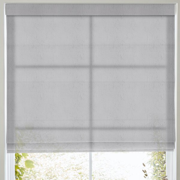Eloise Sheer Voile Made to Measure Roman Blind Fog