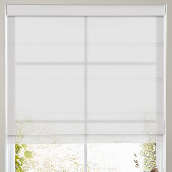 Felicity Sheer Voile Made to Measure Roman Blind Snow